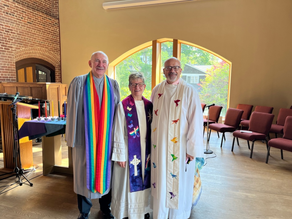 Rev Frank Hamper, Rev Cynthia Stretton, Rev Greg Daly