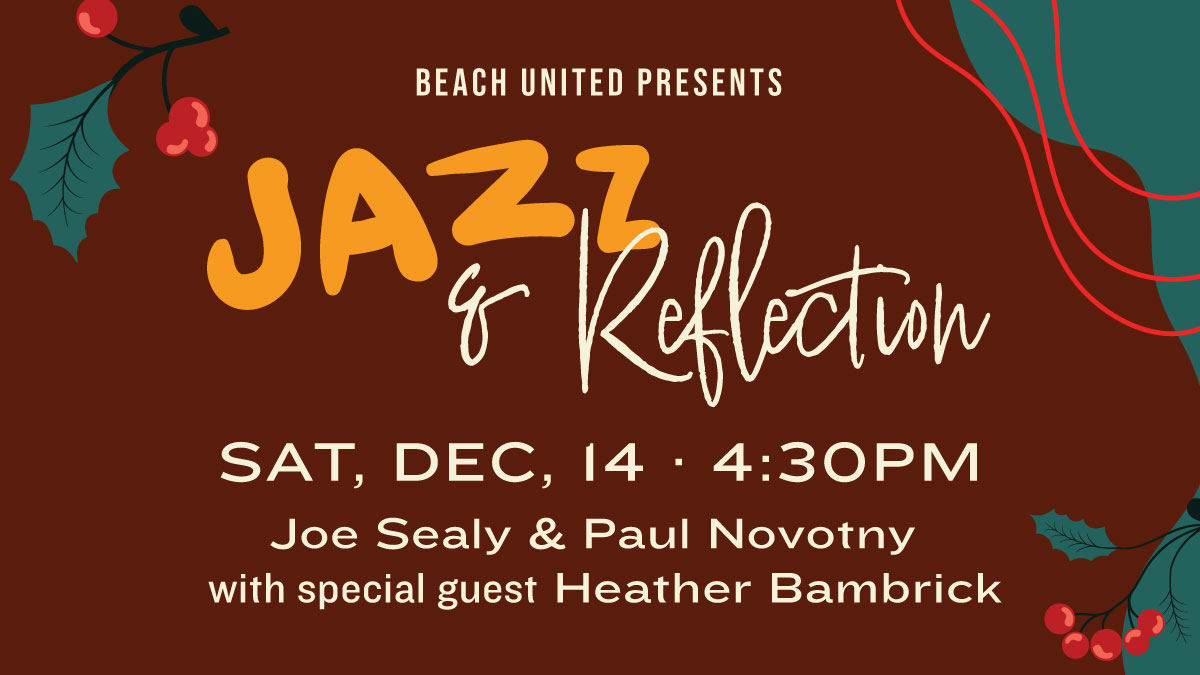 Holiday Jazz & Reflection Concert at Beach United