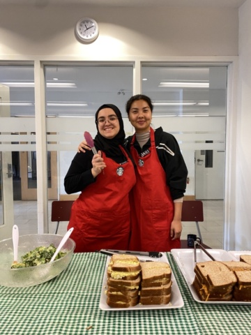 Volunteers from 1960 Queen St. E at our Thursday Community Lunch