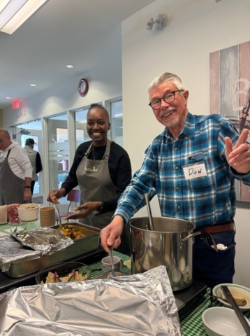 Donna and Don at our Thursday Community Lunch