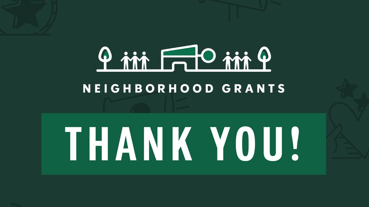 Starbucks Foundation Neighbourhood Grant