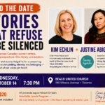 Stories That Refuse to Be Silenced, with authors Kim Echlin and Justine Abigail Yu, October 14 at Beach United Church.